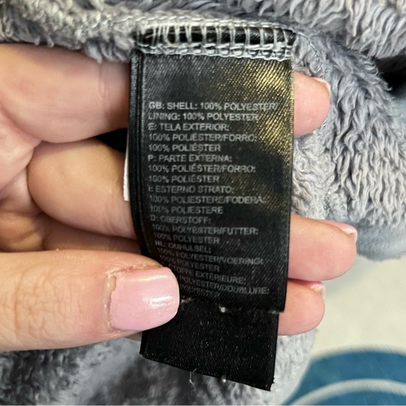 The North Face Gray Furry Boundary Triclimate Jacket LINER ONLY - Size Small - Picture 9 of 10